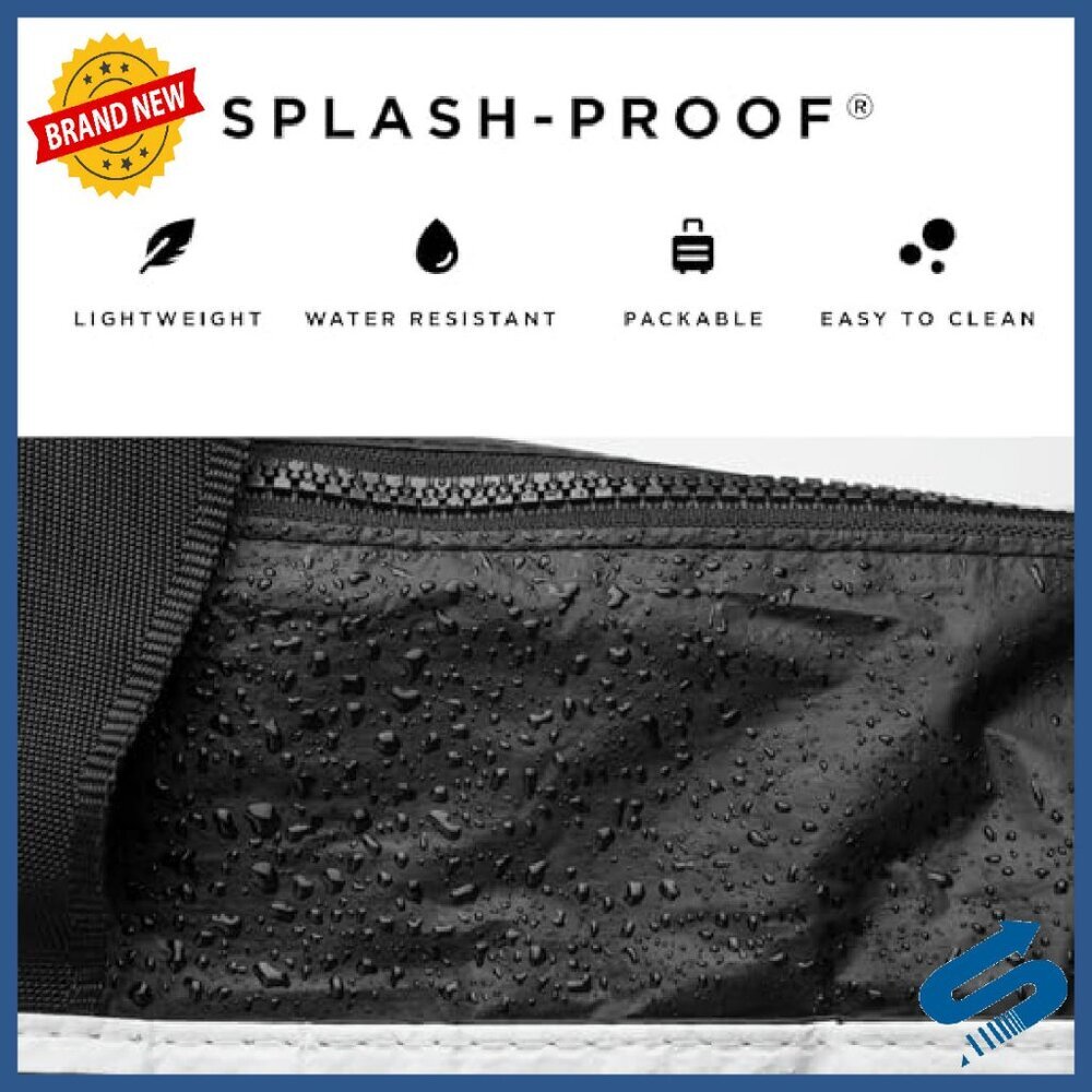 Splash-Proof Crossbody Bag with Zip Closure, Lightweight Mini Tote for Travel - Picture 8 of 8